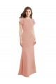 Cap Sleeves Long Chiffon Prom Dress with Low V-Back UK Website