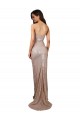 High Slit Scoop Neck Long Sequin Prom Dress UK Website