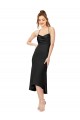 High Low Silky Satin Cowl Neck Midi Length Cocktail Prom Dress / Homecoming Dress UK Website