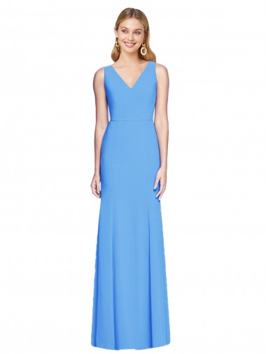 Flattering Trumpet Long Sleeveless Prom Dress with Open Back UK Website