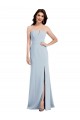 Strapless Notch Crepe Prom Dress with Front Slit UK Website