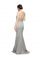 Long Sweep Train Sweetheart Crepe Prom Dress with Tulle One Shoulder UK Website