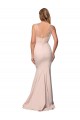 Full Length Sweetheart Crepe Prom Dress with Tulle Overlay UK Website