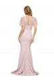 Crepe Long Sweetheart Neckline Prom Dress with Tulle Overlay Shoulders UK Website