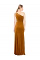 Sleek One Shoulder Long Velvet Prom Dress UK Website