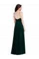 Velvet Halter Maxi Prom Dress with Front Slit & Pockets UK Website