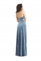 Spaghetti Strap Long Full Length Velvet Maxi Prom Dress UK Website